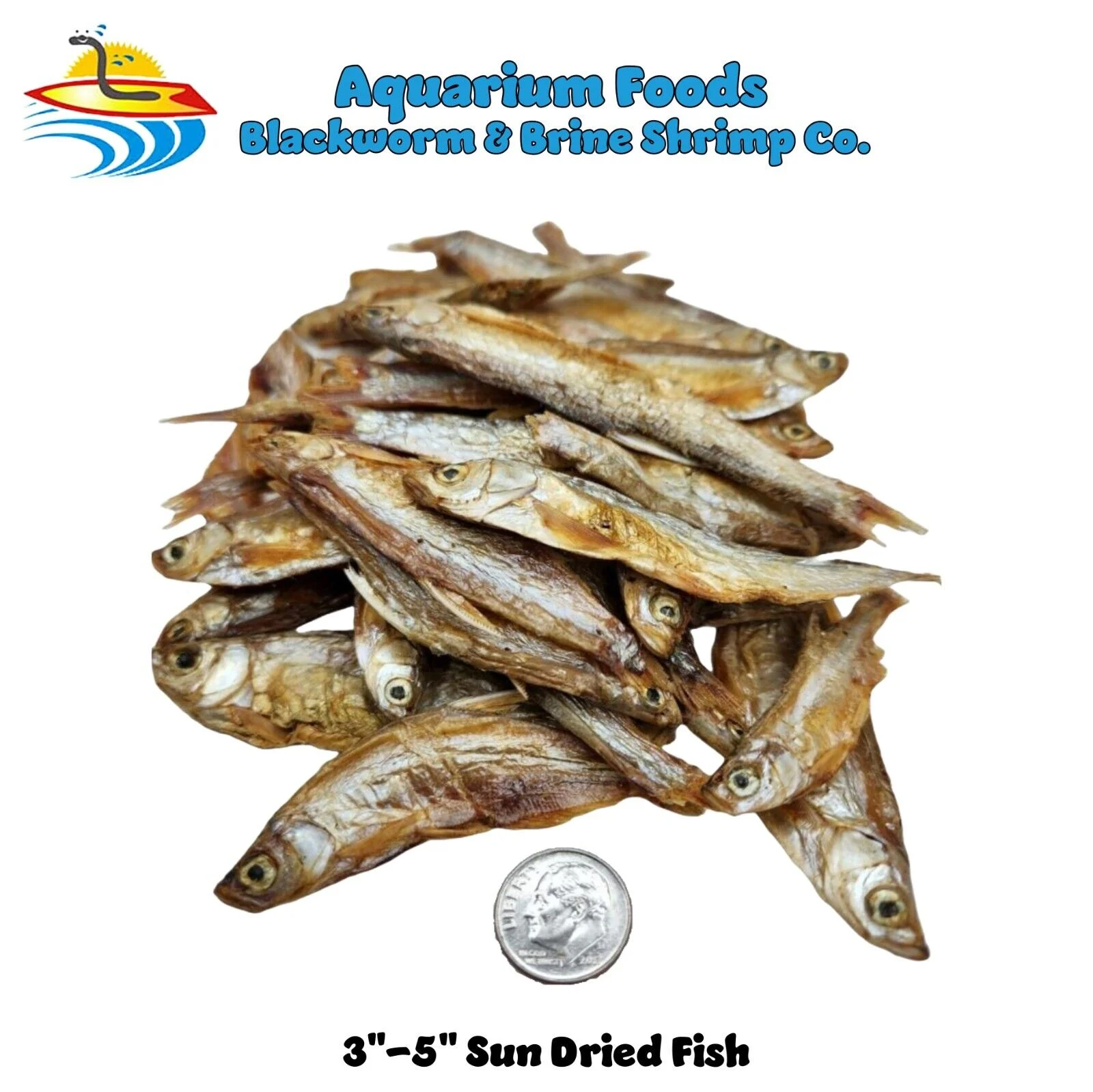 Sun Dried Fish 3”-5”- Turtles, Reptile, Chickens, Birds, Large Fish, Ponds...1-lb