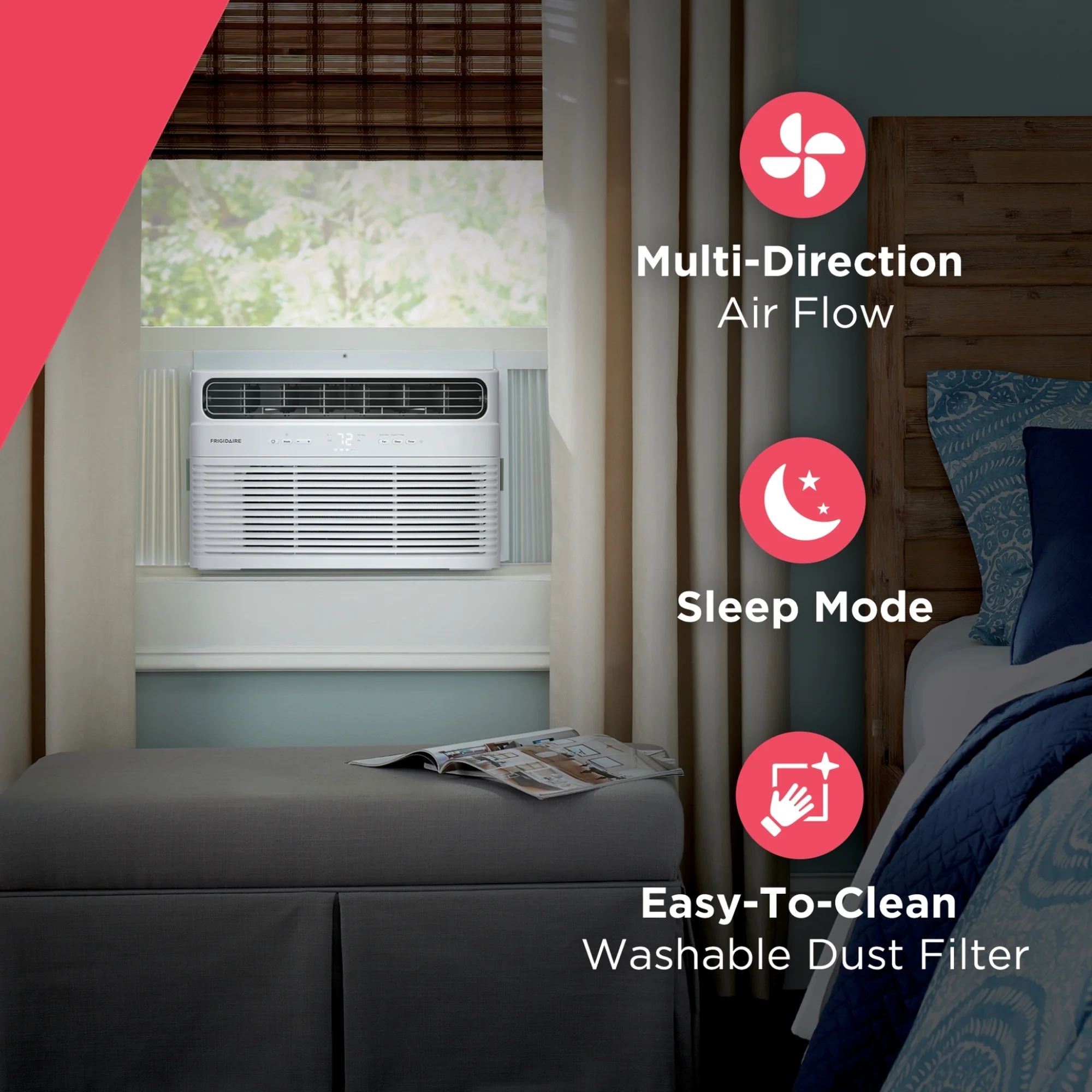 Frigidaire 5,000 BTU Window Room Air Conditioner with Remote Control