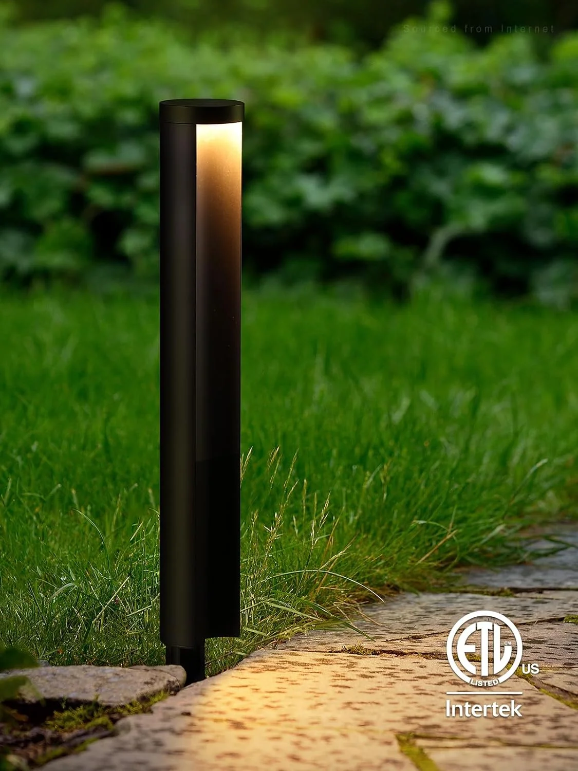 HAOFEI Low Voltage Pathway Lights, 5W 200LM 12-24V Wired LED Landscape Lighting for Yard Backyard Sidewalk, ETL Listed Waterproof Path Light, Die-Casted Aluminum, 3000K Warm White, Pack of 6