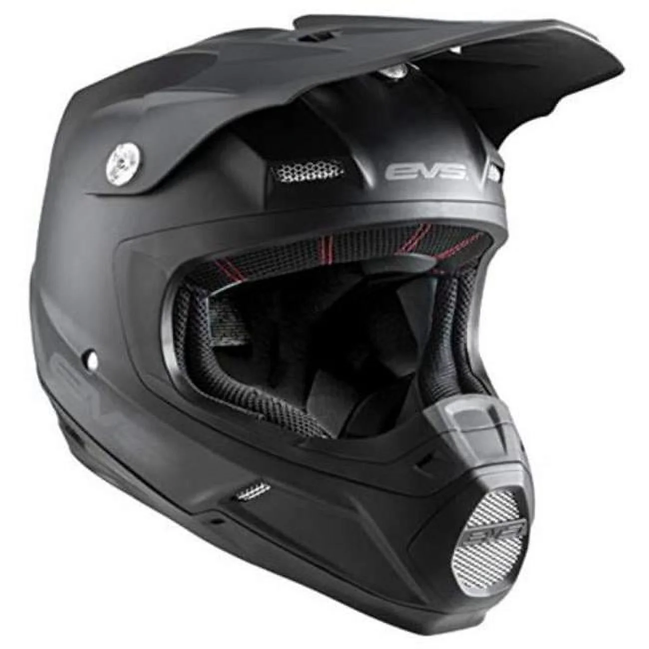 EVS T5 Solid MX Offroad Helmet Matte Black SM