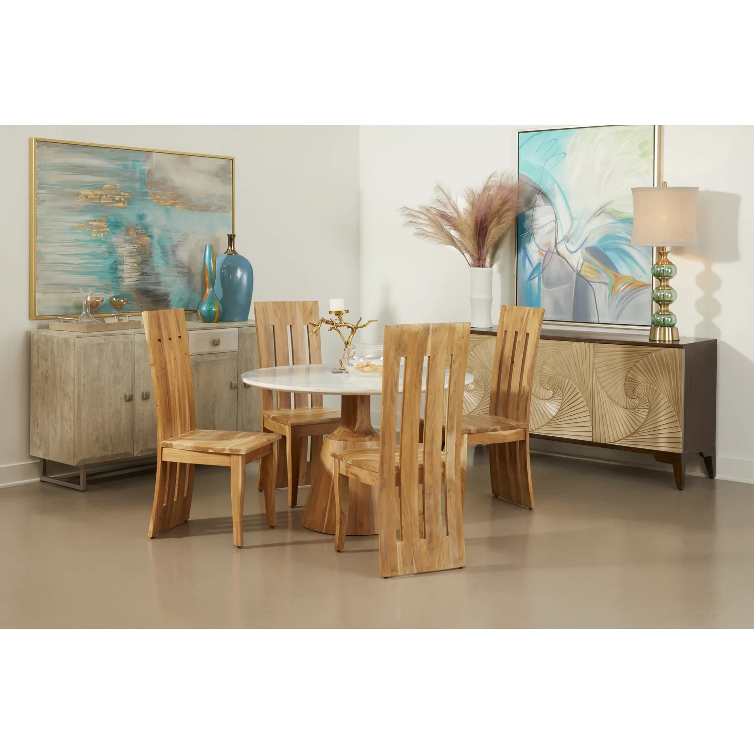 Coast to Coast Transitional Bancroft Dining Table - 2 Cartons