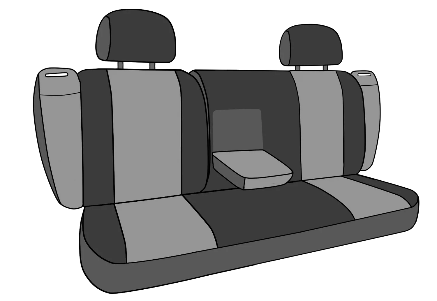 CalTrend Rear 60/40 Split Back & Solid Cushion Mossy Oak Seat Covers for 2007-2011 Nissan Versa - NS137-76MB Brake Up Country Insert with Black Trim