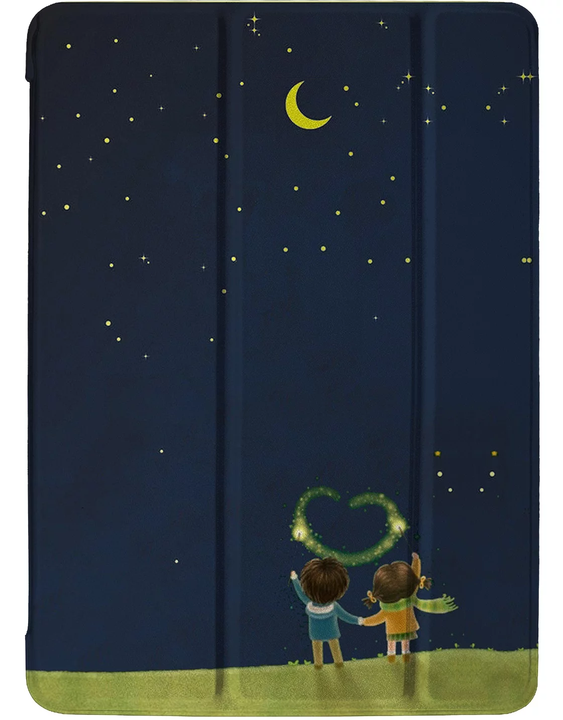 DuraSafe Cases iPad 6 5 Air 1 2 Gen 9.7 inch [iPad 6th 5th Air 1st 2nd ] MRJN2LL/A MR7G2LL/A MP2F2LL/A MP2G2LL/A MD785LL/A MD788LL/A MGLW2LL/A MGL12LL/A Stand Feature Printed Flip Case - Night Sky