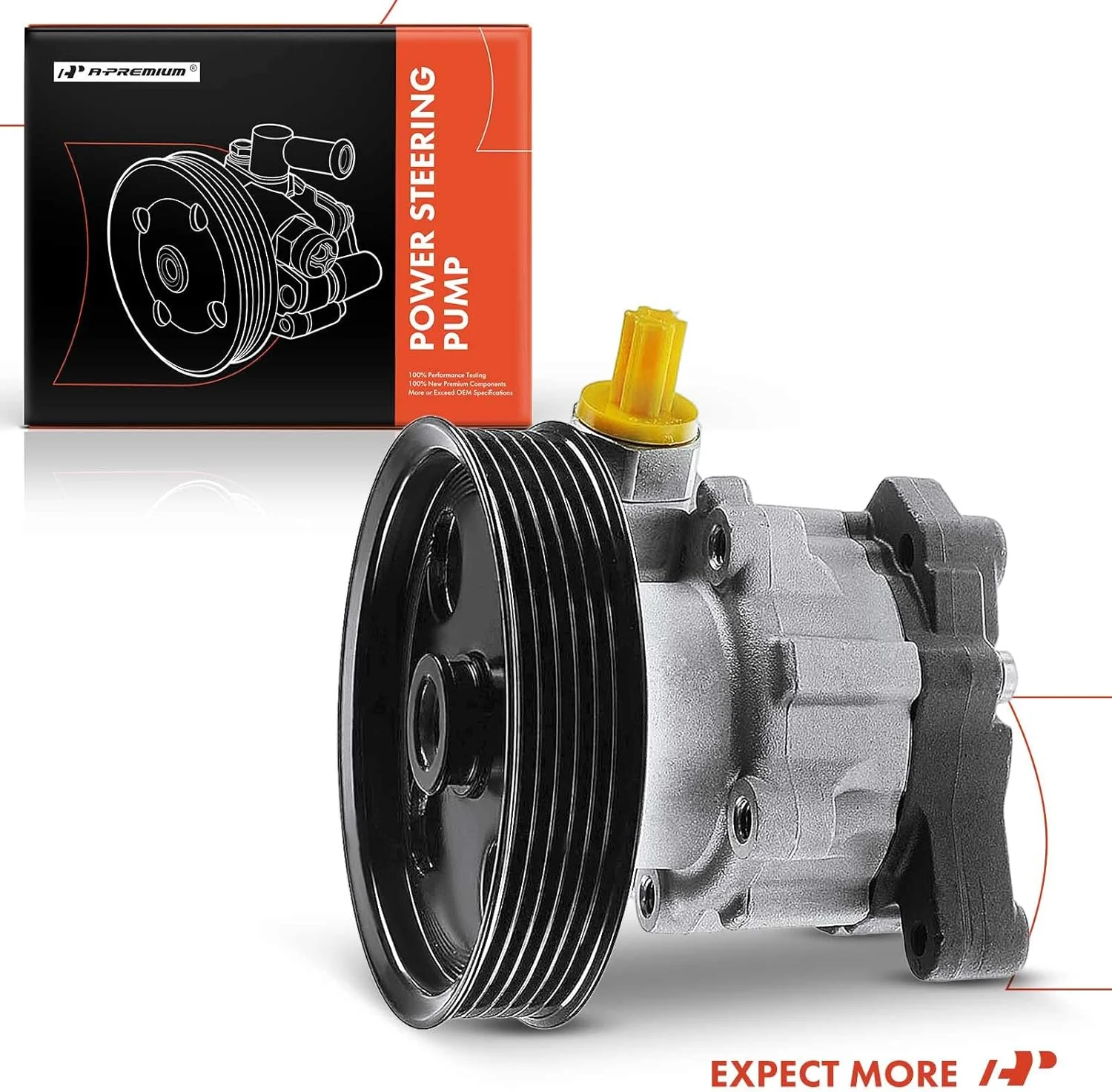 A-Premium Power Steering Pump Compatible with Mercedes-Benz W204 W164 C63 AMG CLK63 AMG CLS63 AMG E63 ML63 R63 SLS AMG V8 6.3L Fits select: 2008 MERCEDES-BENZ CLK 63 AMG BLACK SERIES
