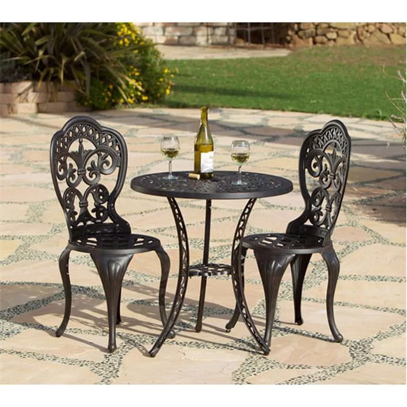 Fiesta 3 Piece Bistro Set - Brown