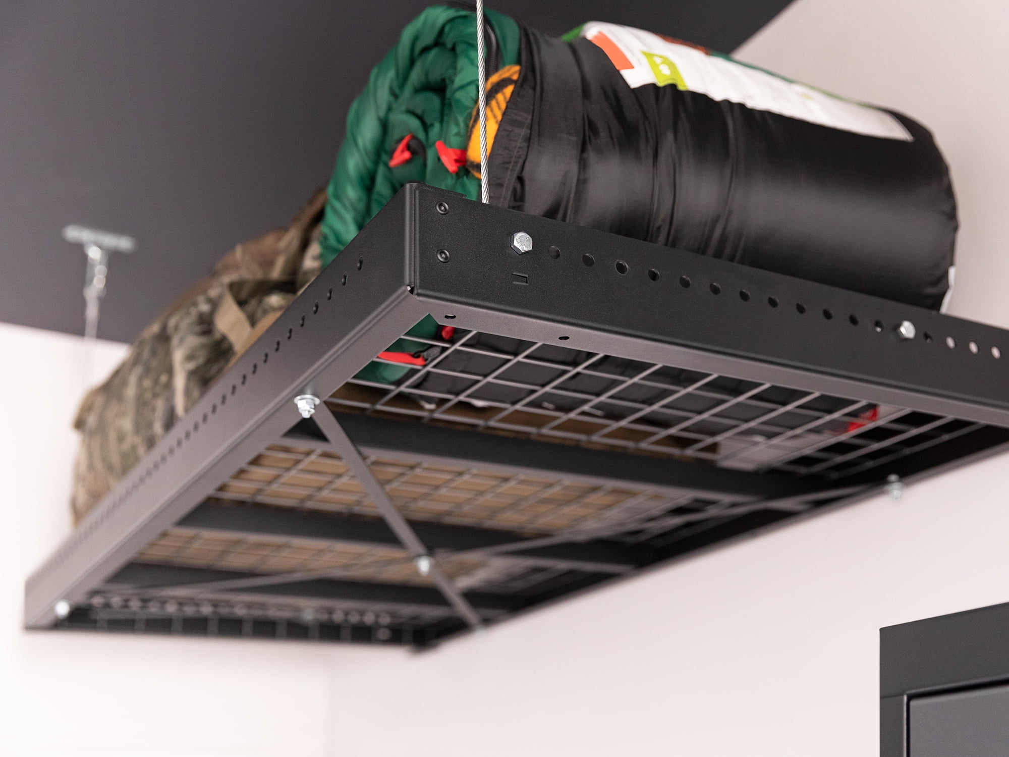 NewAge Products Wall Mounted Overhead Garage Ceiling Rack 24