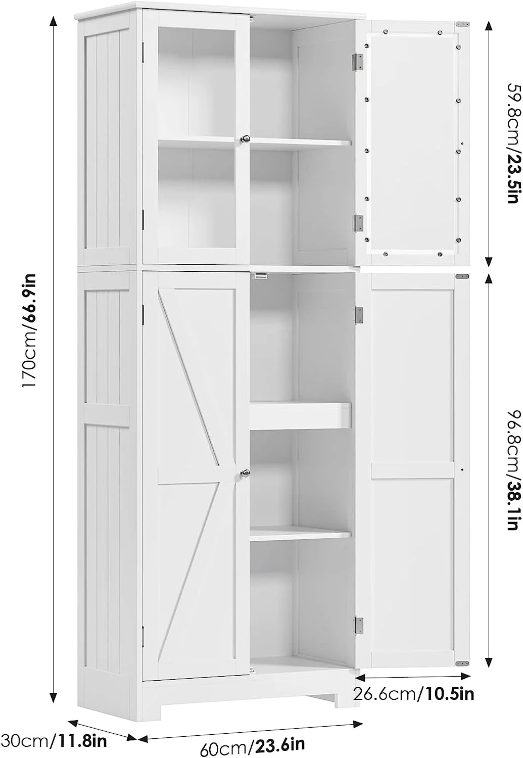 Bathroom Storage Cabinet, 67
