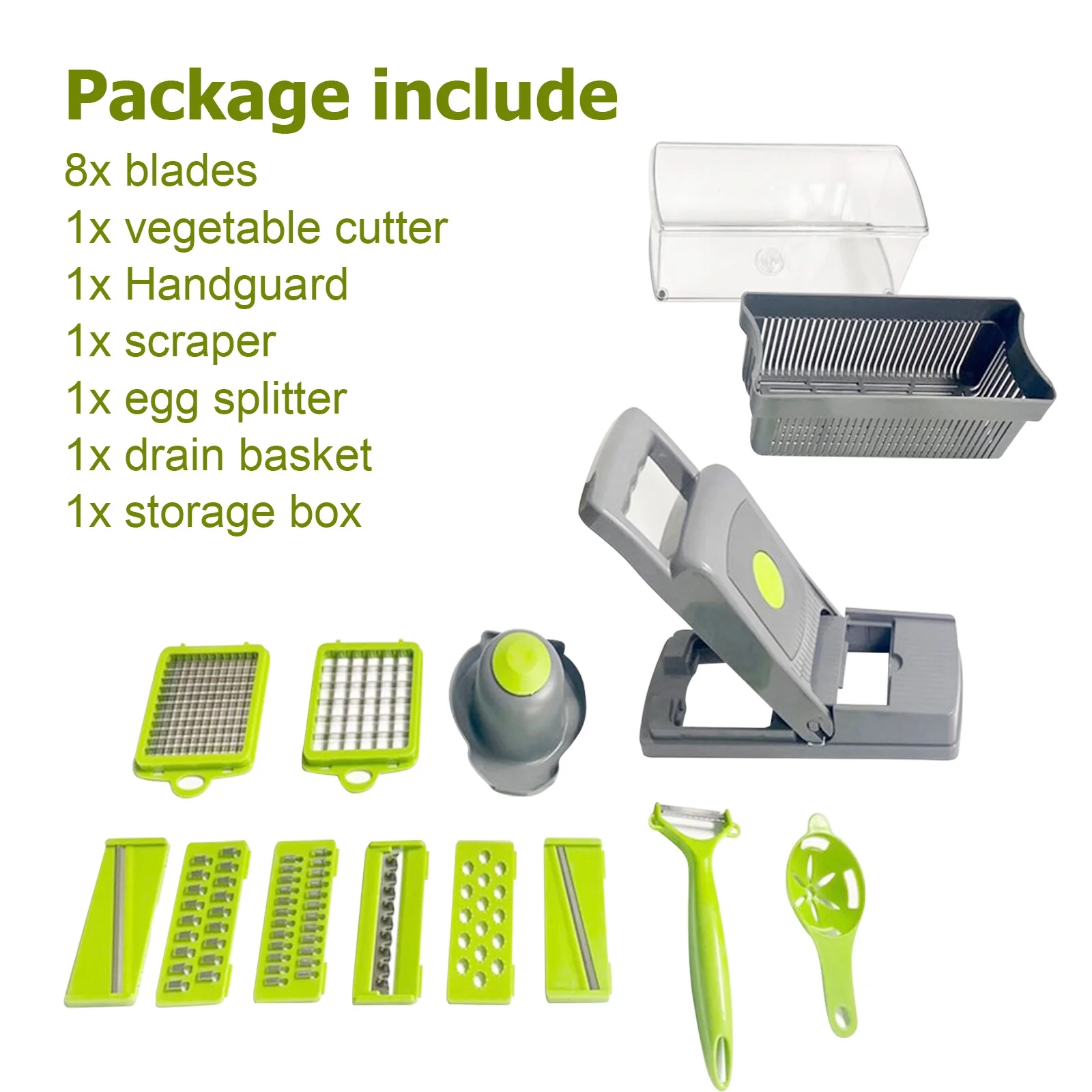 Junjuntian 14-piece vegetable cutter set
