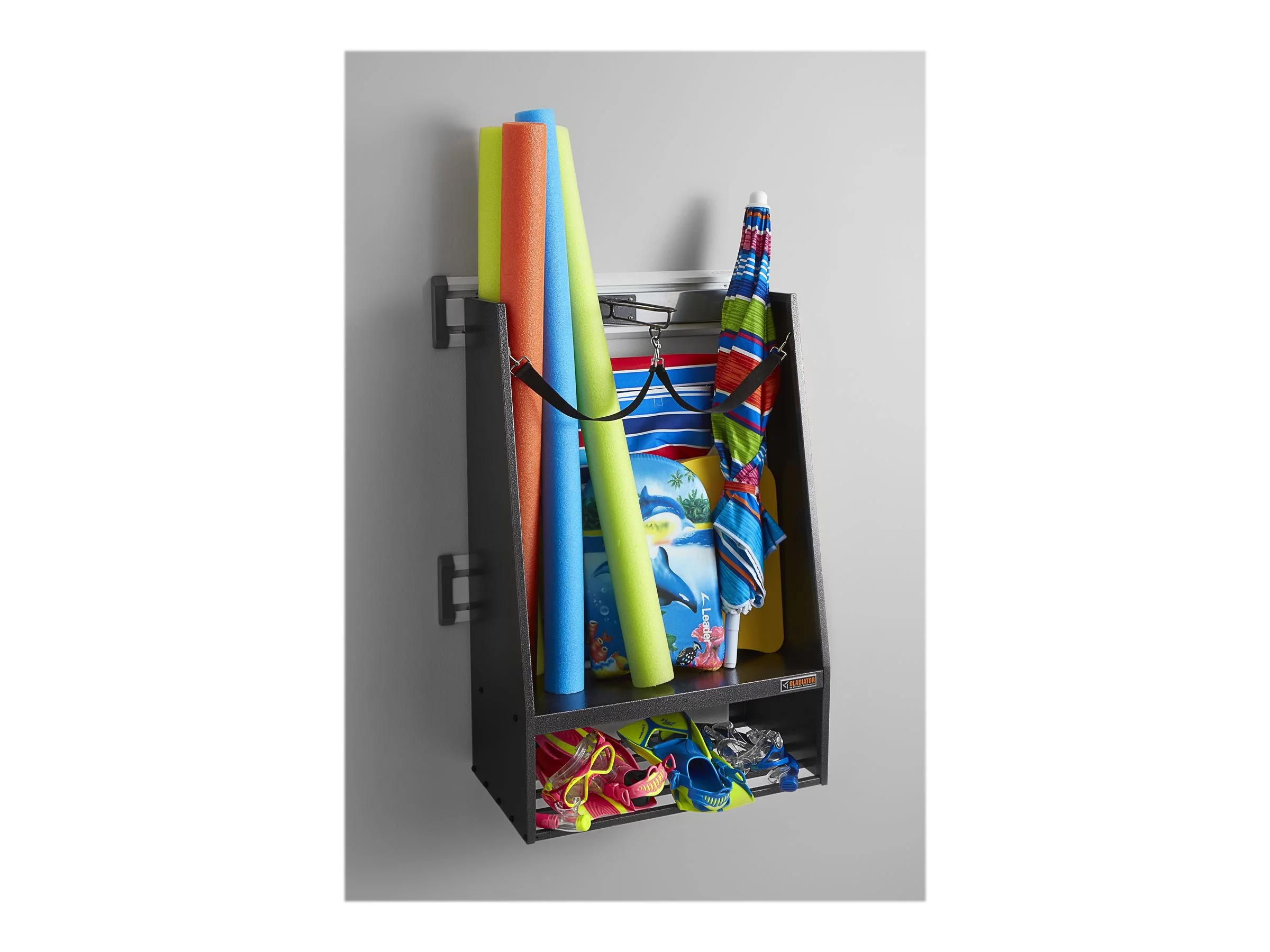 Gladiator Golf GearTrack Pack - Shelf rack - 2 shelves - granite