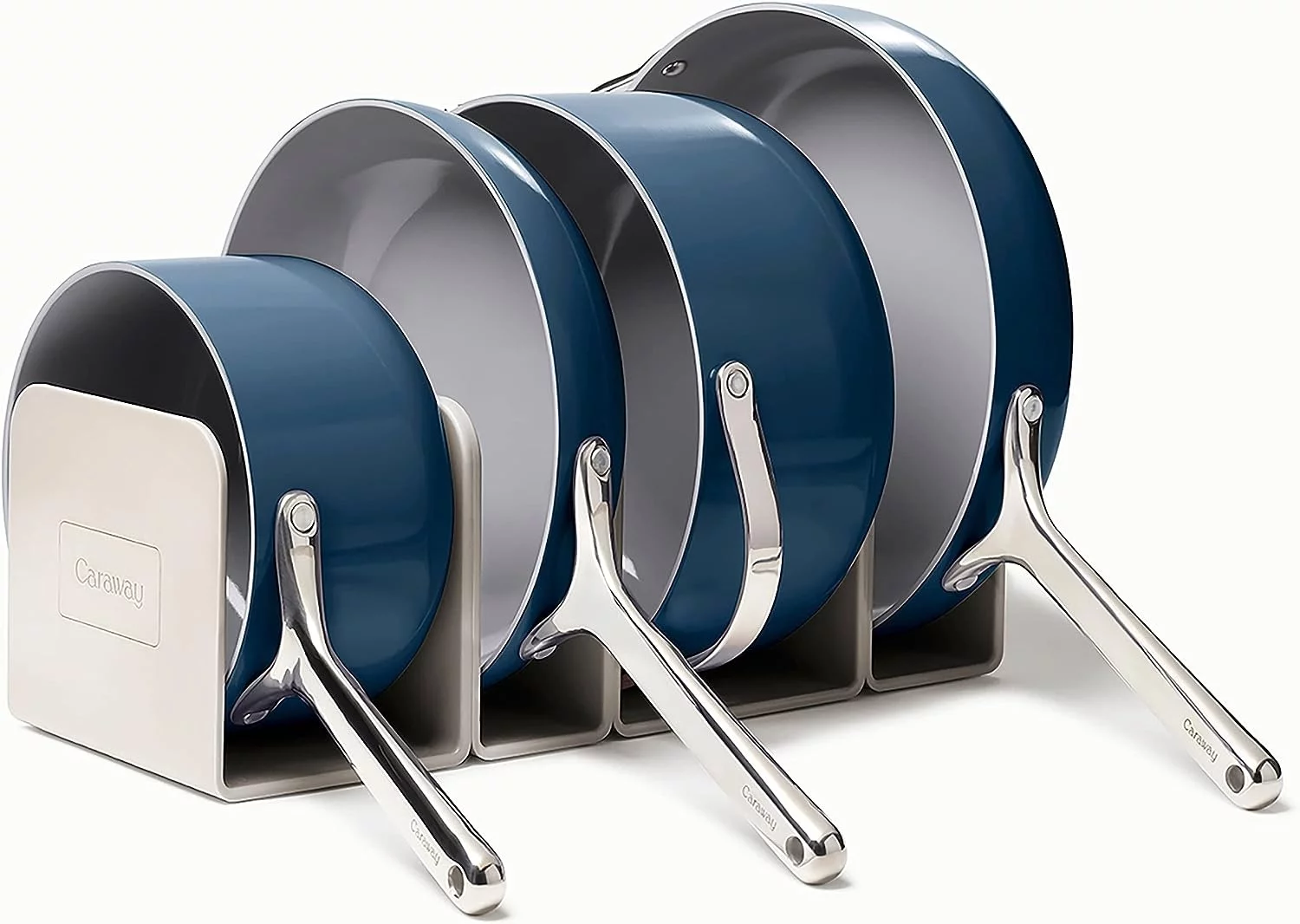 Caraway Nonstick Ceramic Cookware Set, Navy (12 Piece)