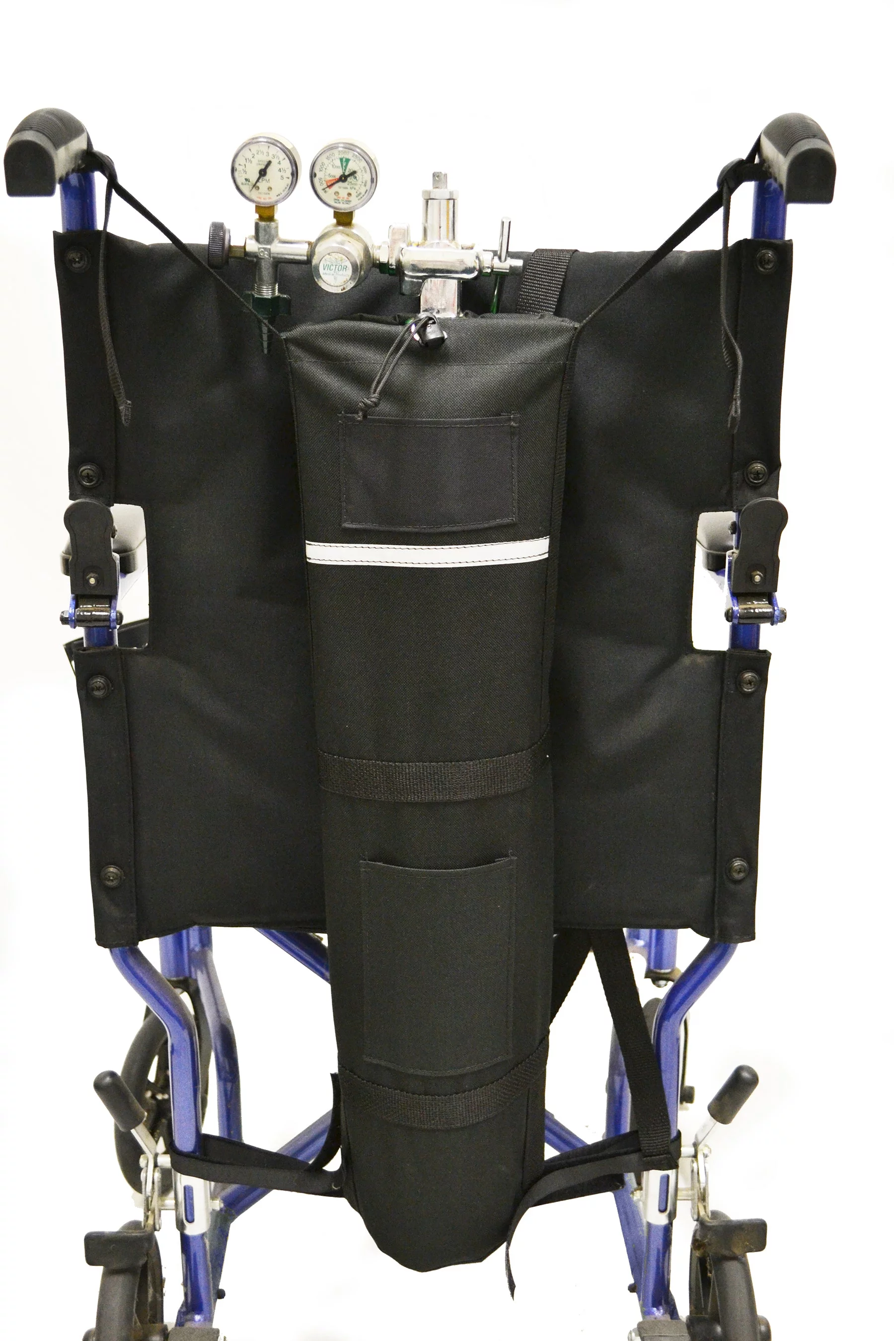 Diestco E Tank Holder For Scooter/Powerchair | CHAIR OPTIONS Style: For Scoot/PC With Push Handles