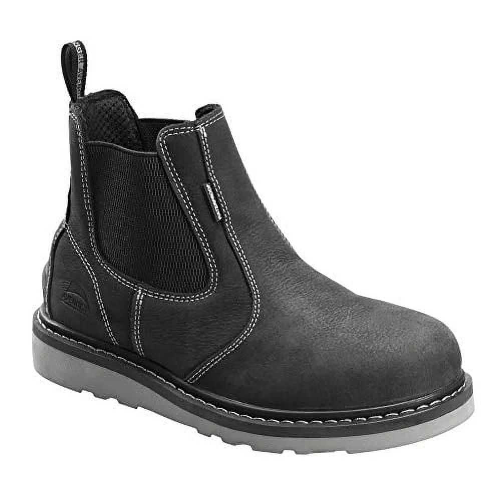 FSI FOOTWEAR SPECIALTIES INTERNATIONAL NAUTILUS Avenger Men's 5-inch Wedge Soft Toe Waterproof Chelsea Work Boots Black