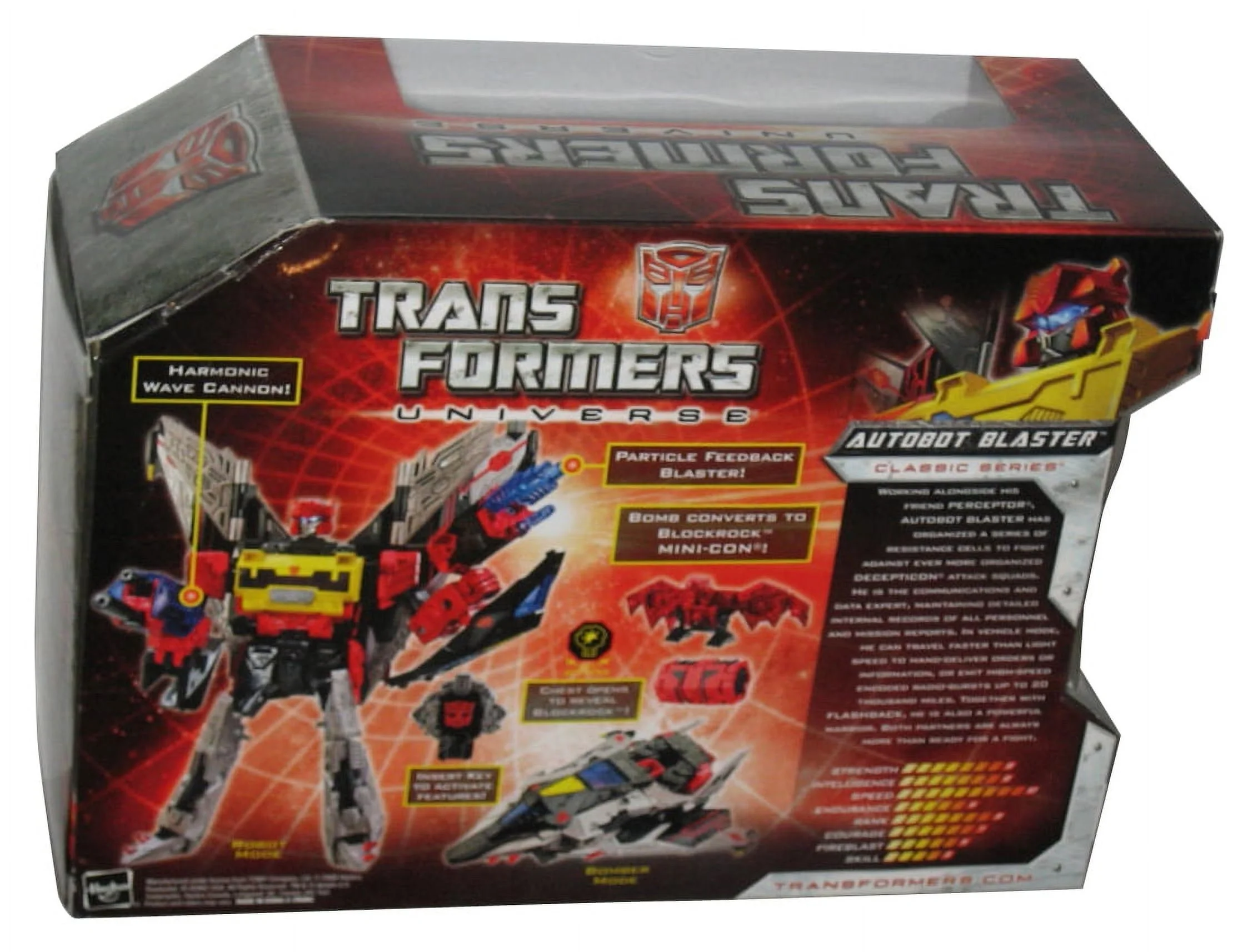 Transformers Voyager Class Autobot Blaster Action Figure [with Blockrock]