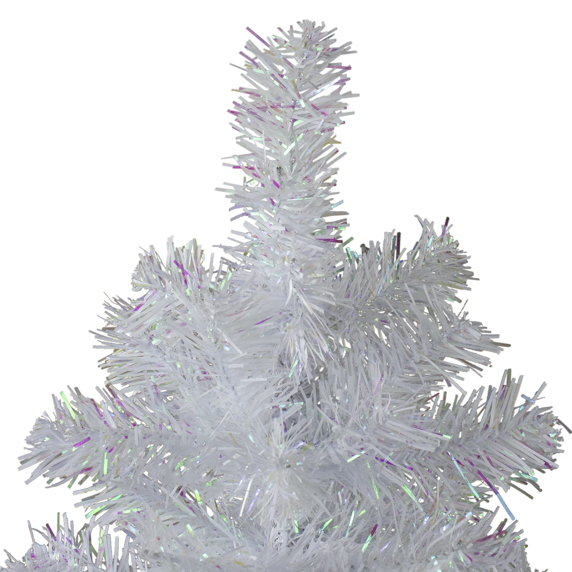 White Iridescent Pine Artificial Christmas Tree - Unlit 3 Foot