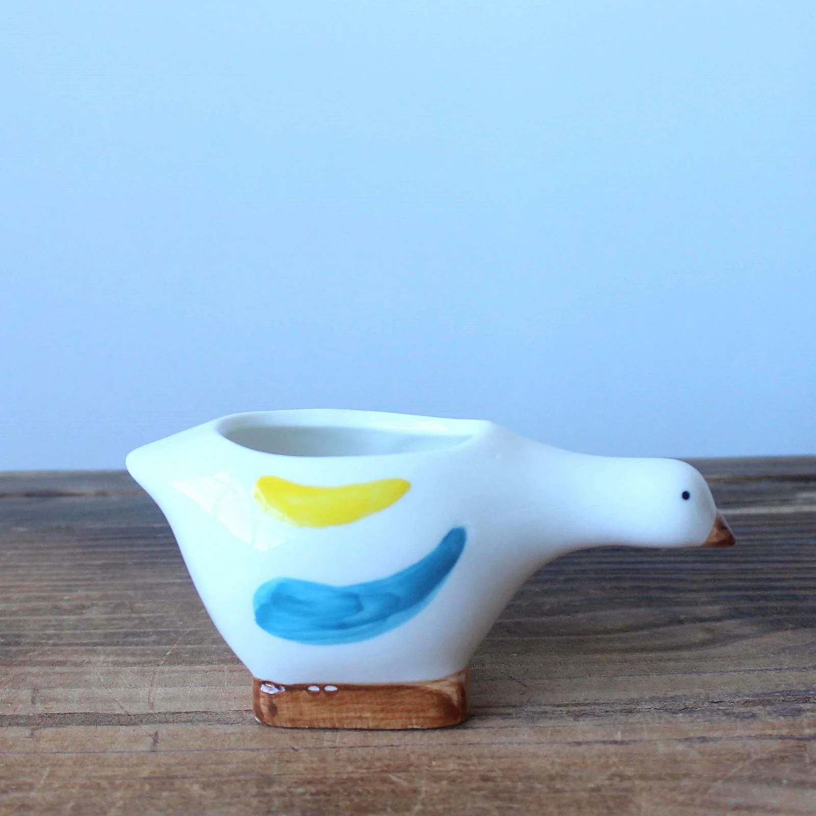 Hand-Painted Ceramic Chick Succulent Planter - Desktop Plant Pot