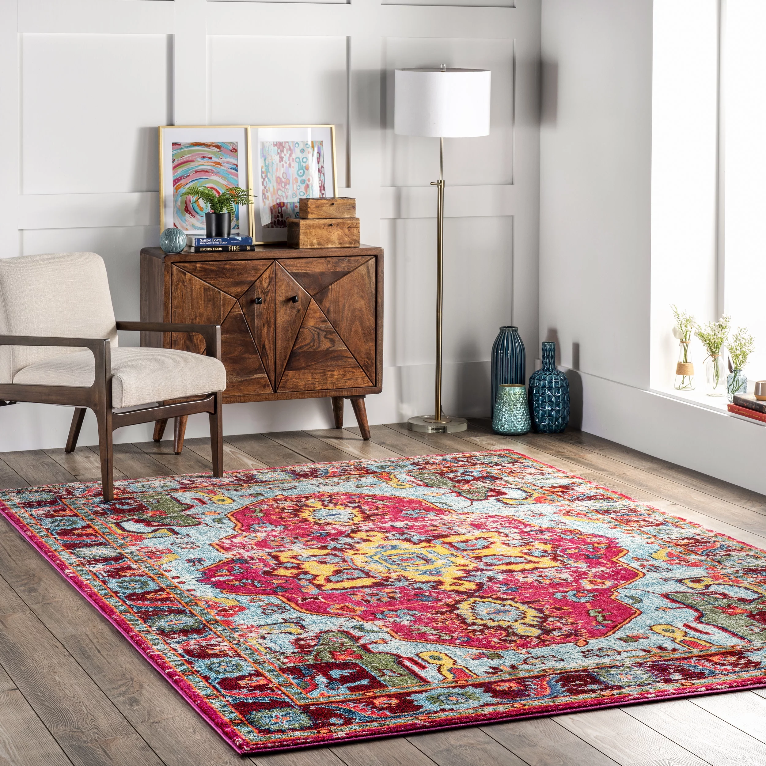 nuLOOM Corbett Vintage Bohemian Area Rug, 8' 10