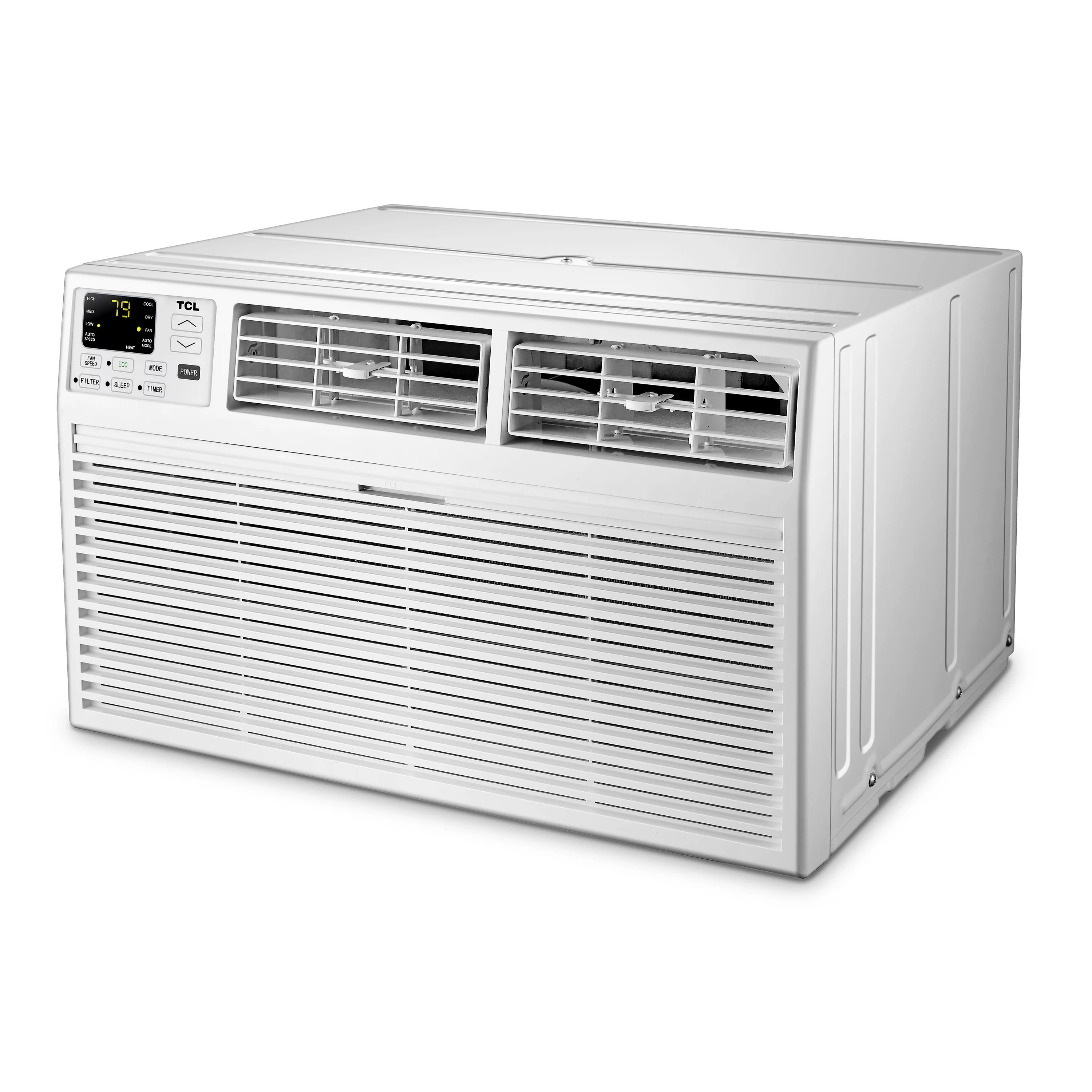 TCL Smart 10,000 BTU Through-the-Wall Air Conditioner, 115V, E-Star, Remote Included, White, W10T9E1-A