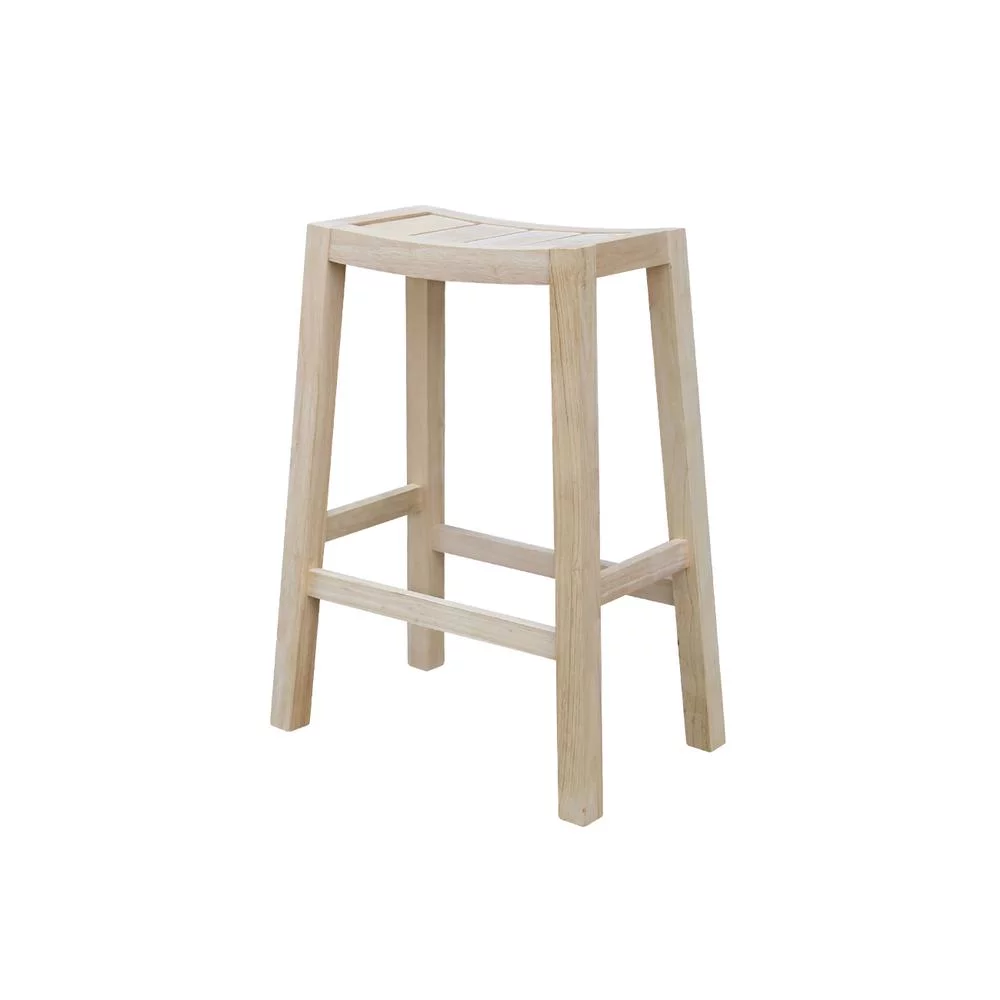 International Concepts Wood Backless Ranch Stool - Unfinished - 30