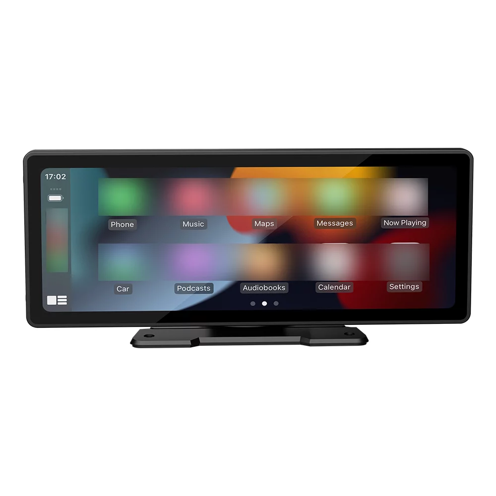 OWSOO 9.3 Inch Car Stereo MP5 Player Hands-Free Calling Support Carplay Android Auto Phone Link Reversing Assist U-DiskTF with Adjustable Bracket