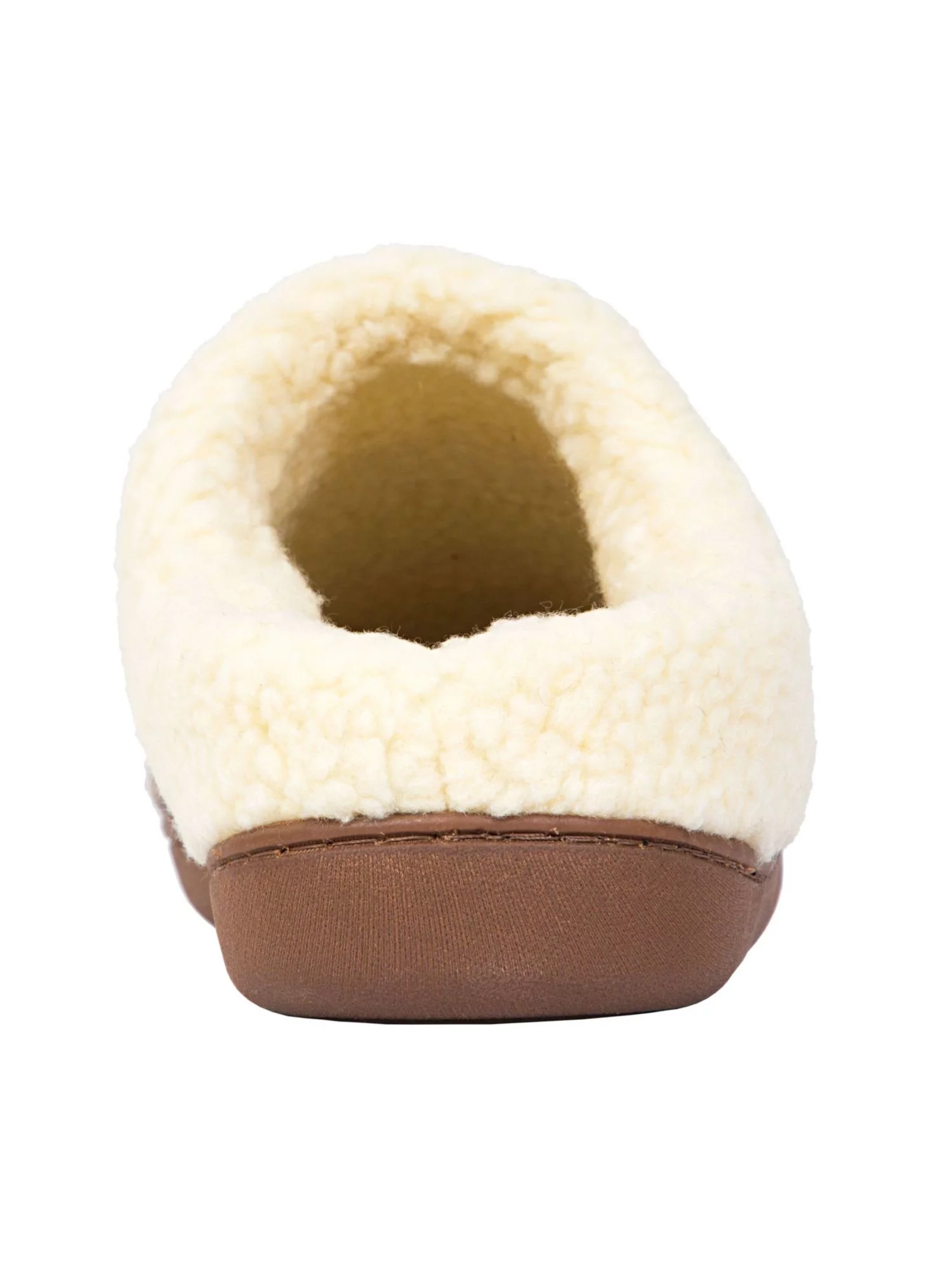 DEER STAGS SLIPPEROOZ Mens Brown Patterned Cushioned Lodge Round Toe Slip On Slippers Shoes 7-8