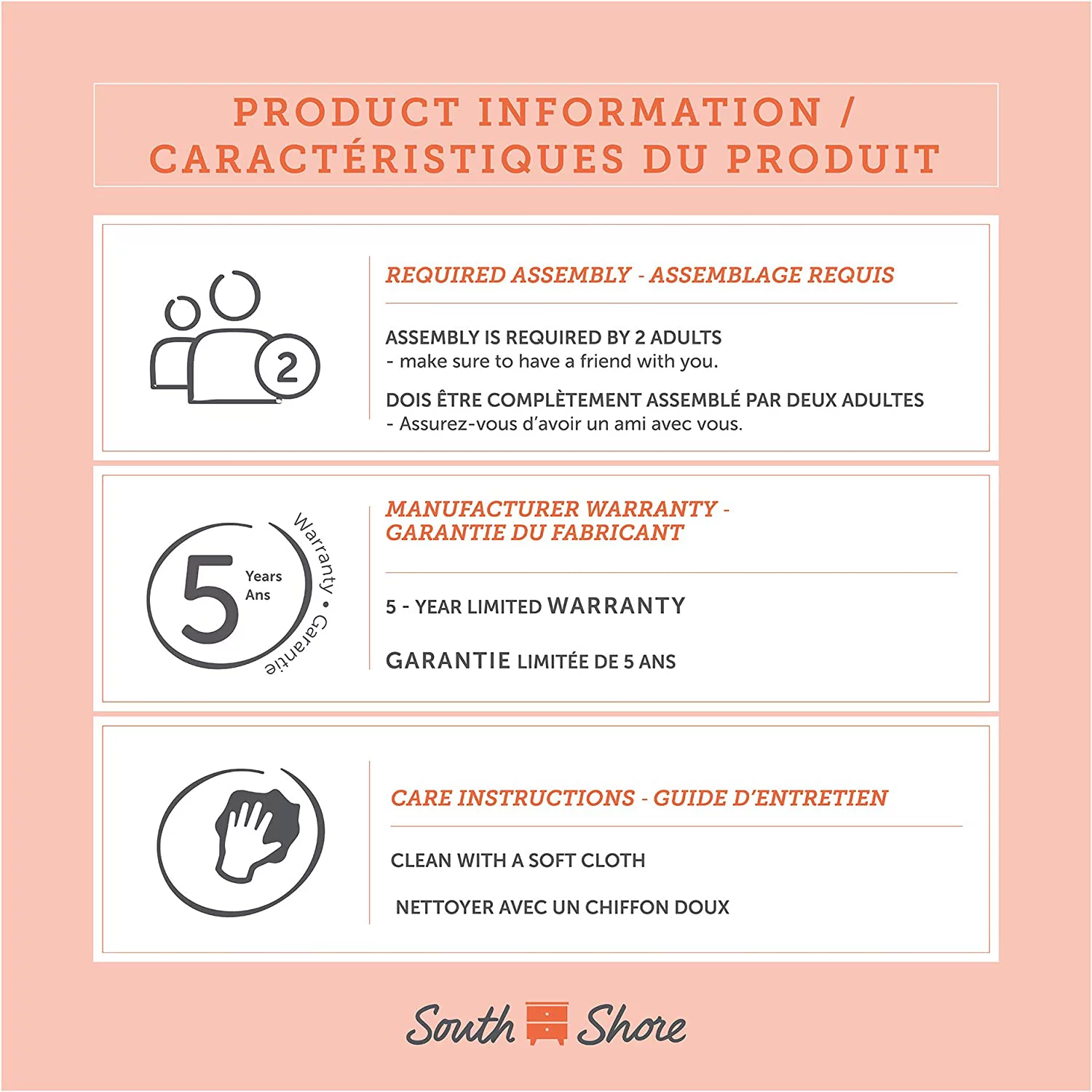 Gramercy 6-Drawer Double Dresser, Chocolate