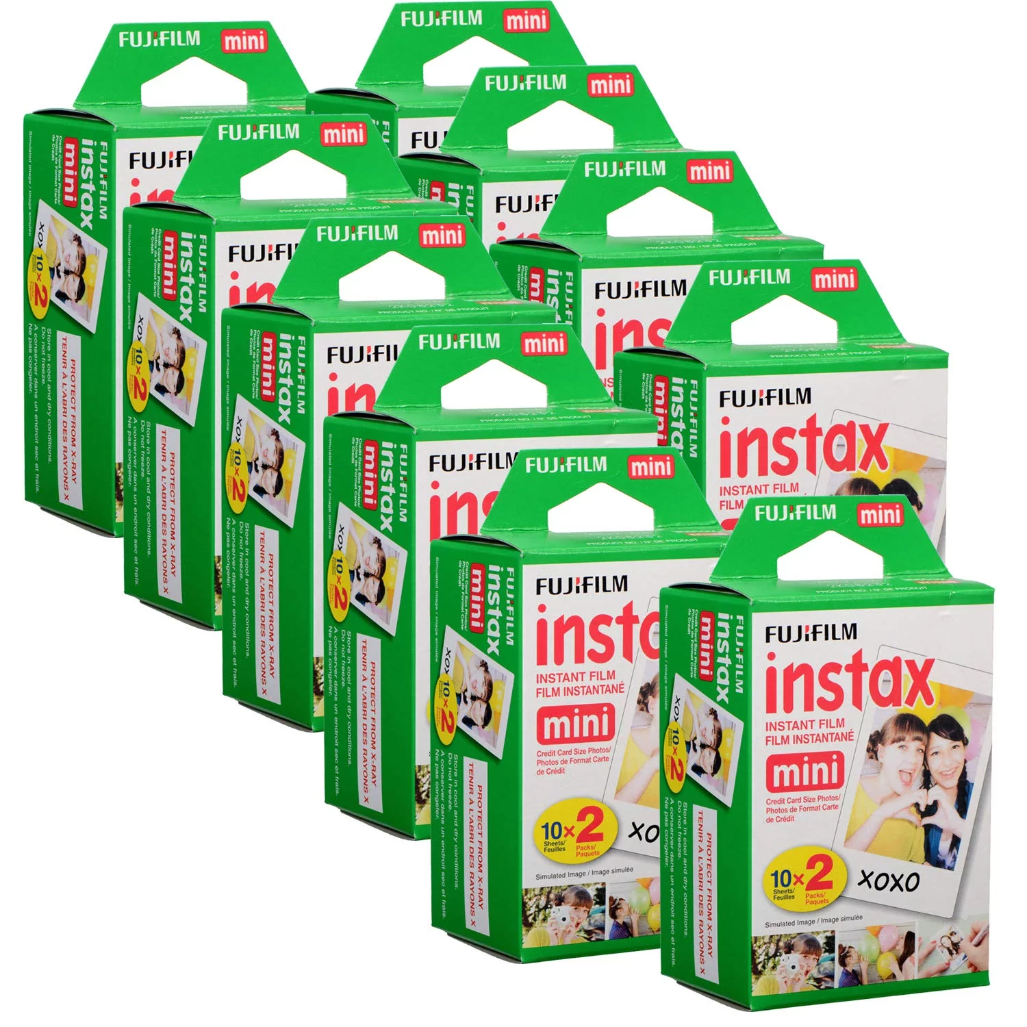 Fujifilm Instax Mini Twin Film Pack (Ten Pack) 10-Pack (200 Exposures)