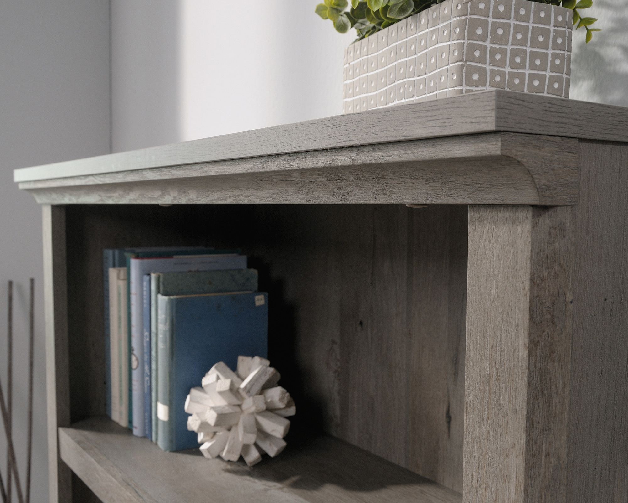 Sauder Select 3-Shelf Bookcase Mystic Oak