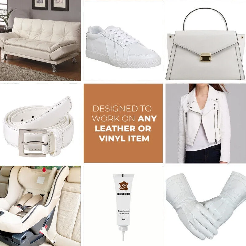 Advanced Leather Repair Kit Filler Vinyl DIY Car Seat Patch Sofa Rip Holes 🔥