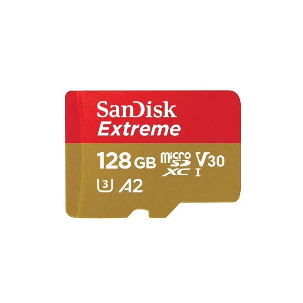 DJI Osmo Action 4K Camera + 128GB microSDXC Card + Spike Mount + Cleaning Cloth