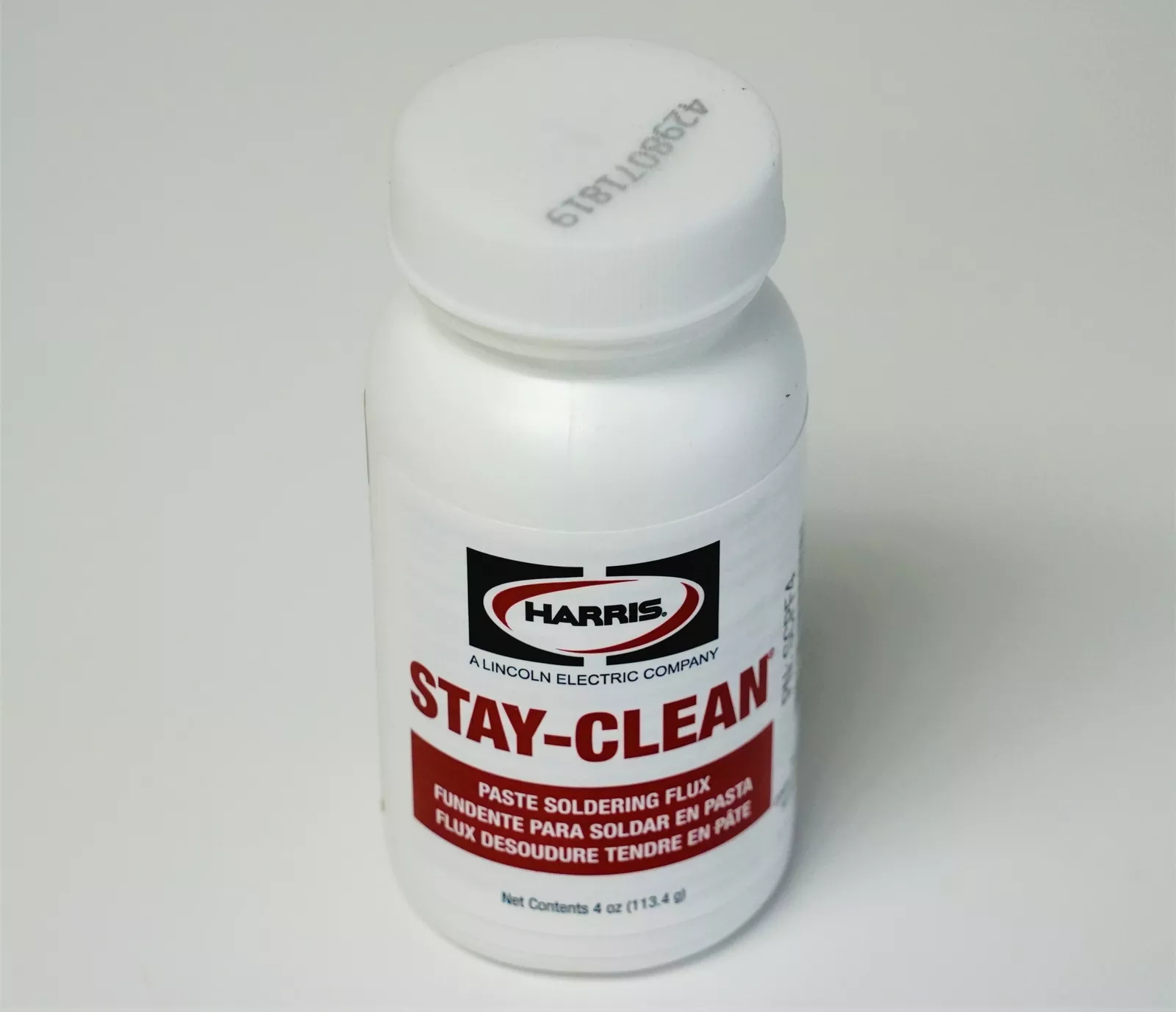 Harris SCPF4 Stay-Clean Paste Soldering Flux 4 oz Bottle 40027
