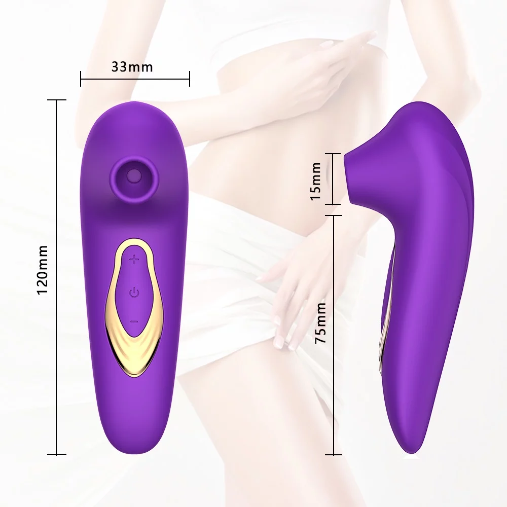VINGEM Mini 5 Frequency Sucking Device Vibration Relaxing G Spot Masturbation Sucker Vibrator for Women.