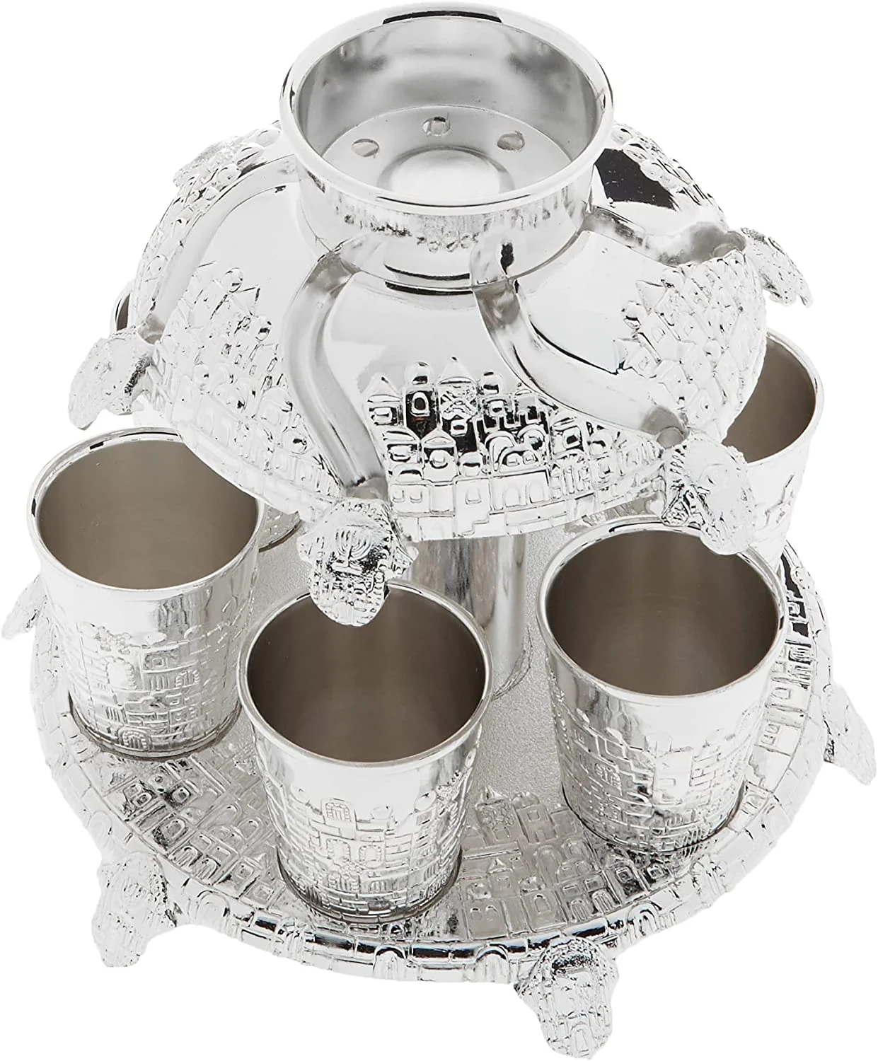 Silver Plated Fountain, 6 Cups