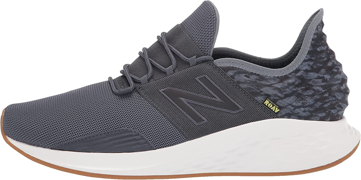 New Balance Men's Fresh Foam Roav V1 Running Shoe, Gray/Gray, 9