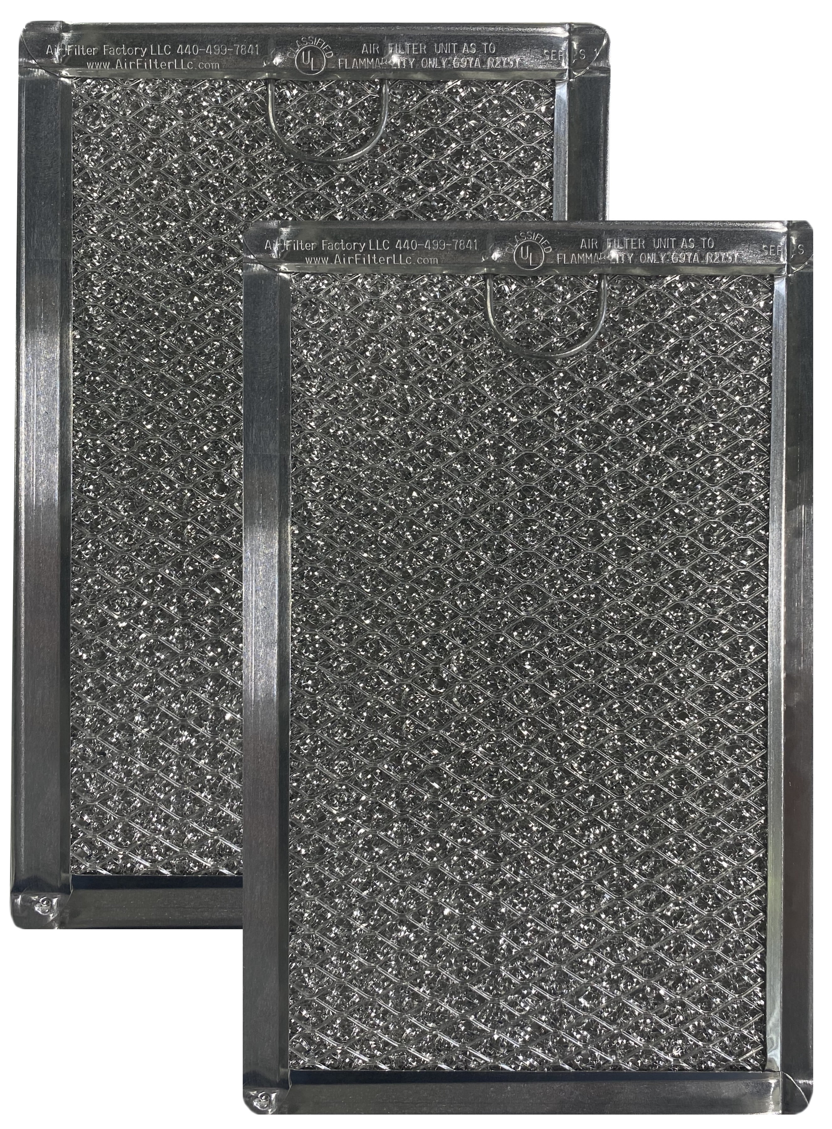 2-Pack Air Filter Factory Compatible with GE WB06X10359  Microwave Grease Filters