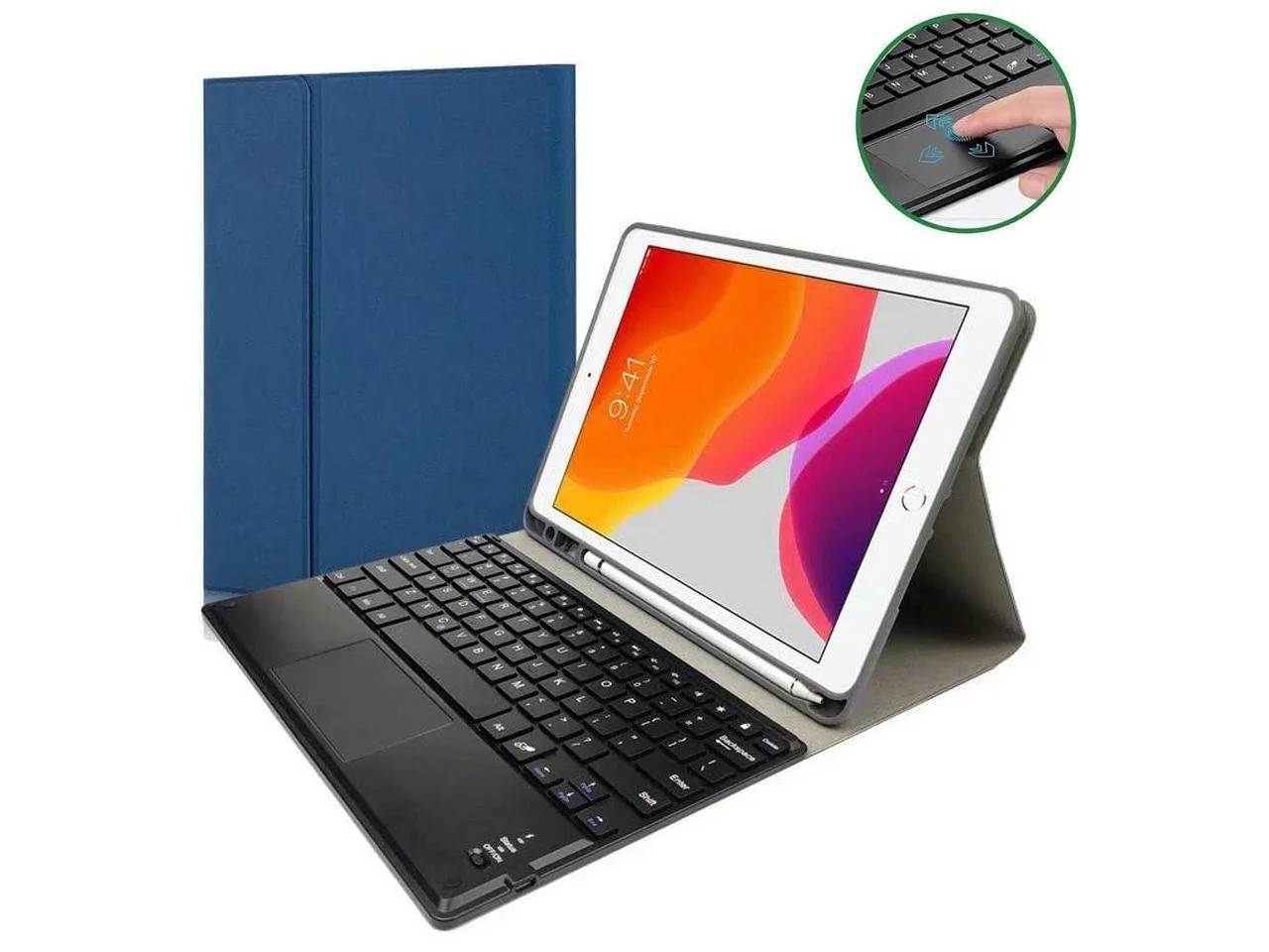 iPad Pro 12.9 inch 2022 2021 2020 2018 Keyboard case with Pencil Holder Detachable Keyboard Cover with Touchpad for iPad Pro 12.9 6th 5th 4th 3th Gen