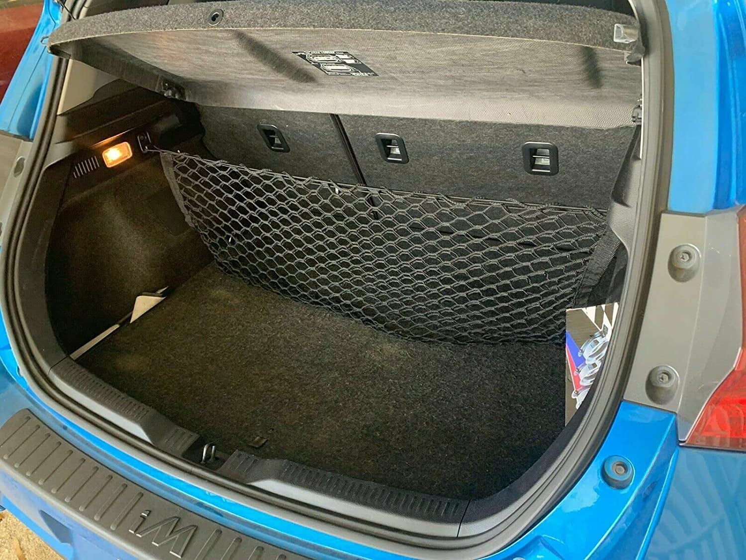 EACCESSORIES EA Trunk Organizer Cargo Net for Toyota Corolla iM 2017-2023 – Envelope Style Cargo Net for Hatchback – Premium Mesh Car Trunk Organizer Vehicle Carrier Storage – Compatible Corolla iM