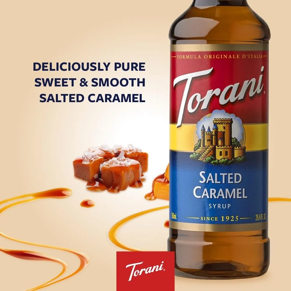 Torani Syrup, Salted Caramel, 25.4 Ounce (Pack Of 1)