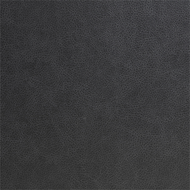 Pemberly Row Faux Leather Upholstered Power Recliner Chair Dark Gray