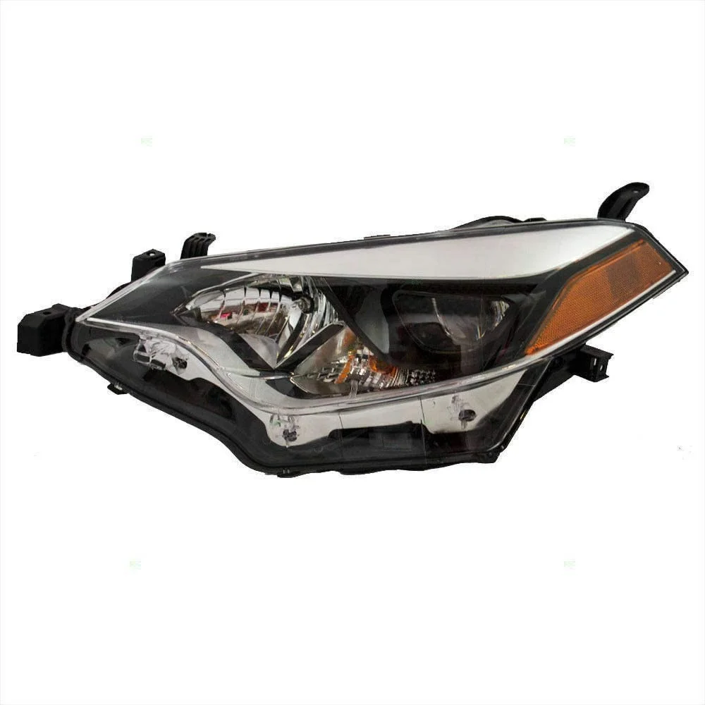 DENEST Headlight Lamp Assembly 81110-02E60 Fit for 2014-2016 Toyota Corolla 4-Door Sedan (Driver Left Side)