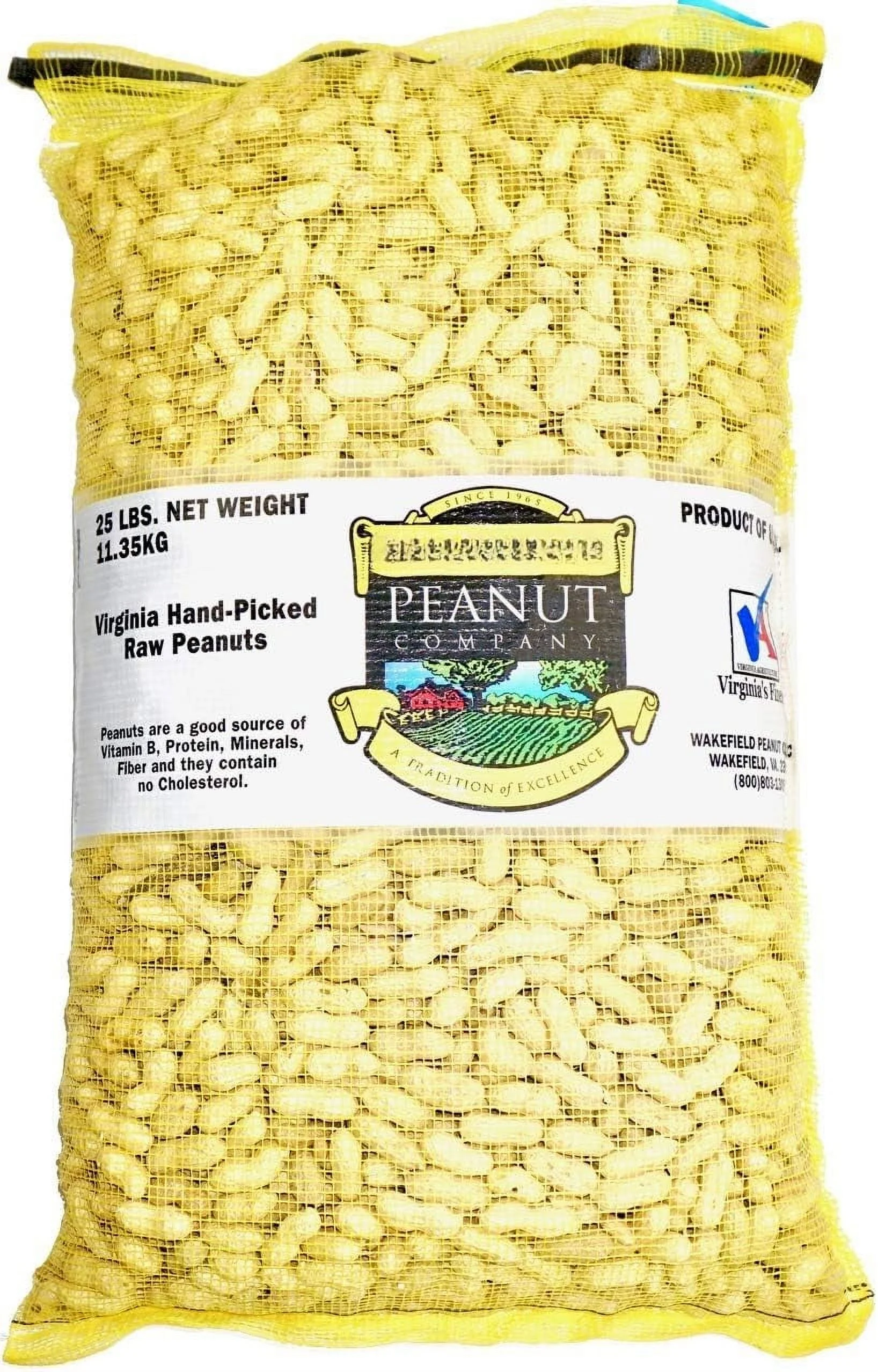 Wakefield Extra Large Virginia Peanuts for Animals 25 LBS