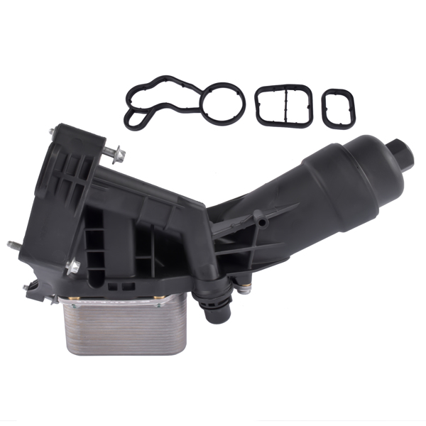 Fithood Engine Oil Cooler Filter Housing with Gaskets 11428596283 11428576429 11428593771 for BMWf 230i 2.0L, 230i xDrive 2.0L 2017-2020, X3 2.0L xDrive30i 2018-2019, X4 2.0L xDrive30i 2019
