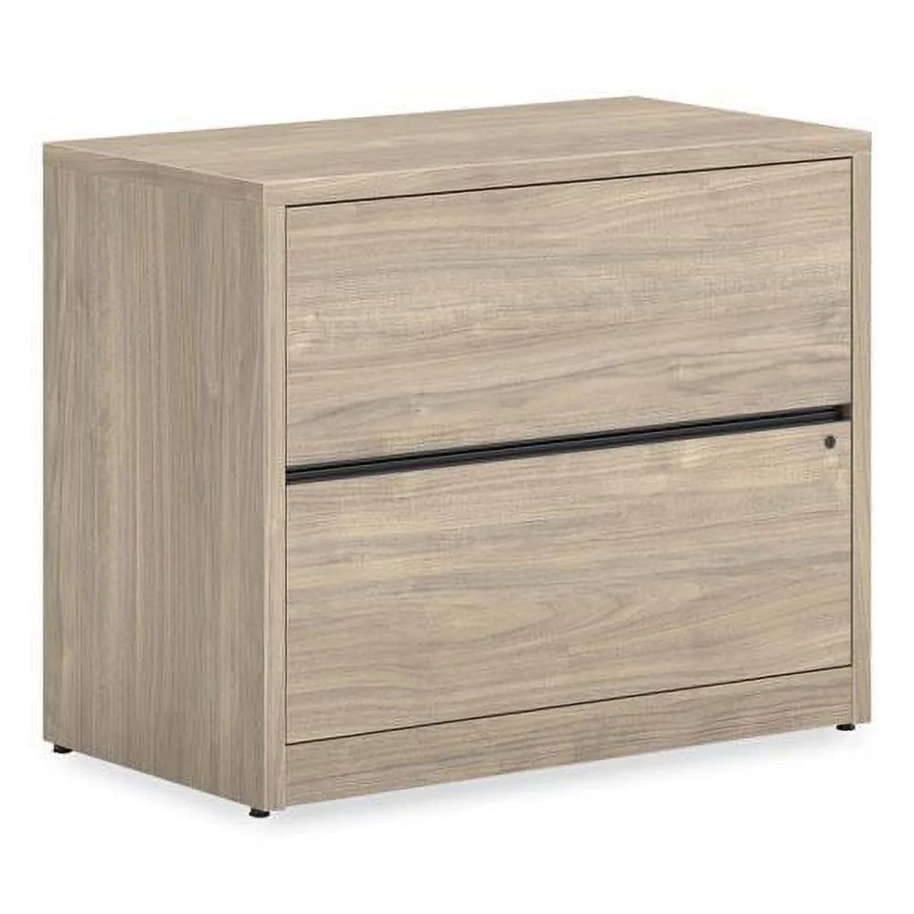HON 10500 Series Lateral File, 2 Legal/Letter-Size File Drawers, Kingswood Walnut, 36