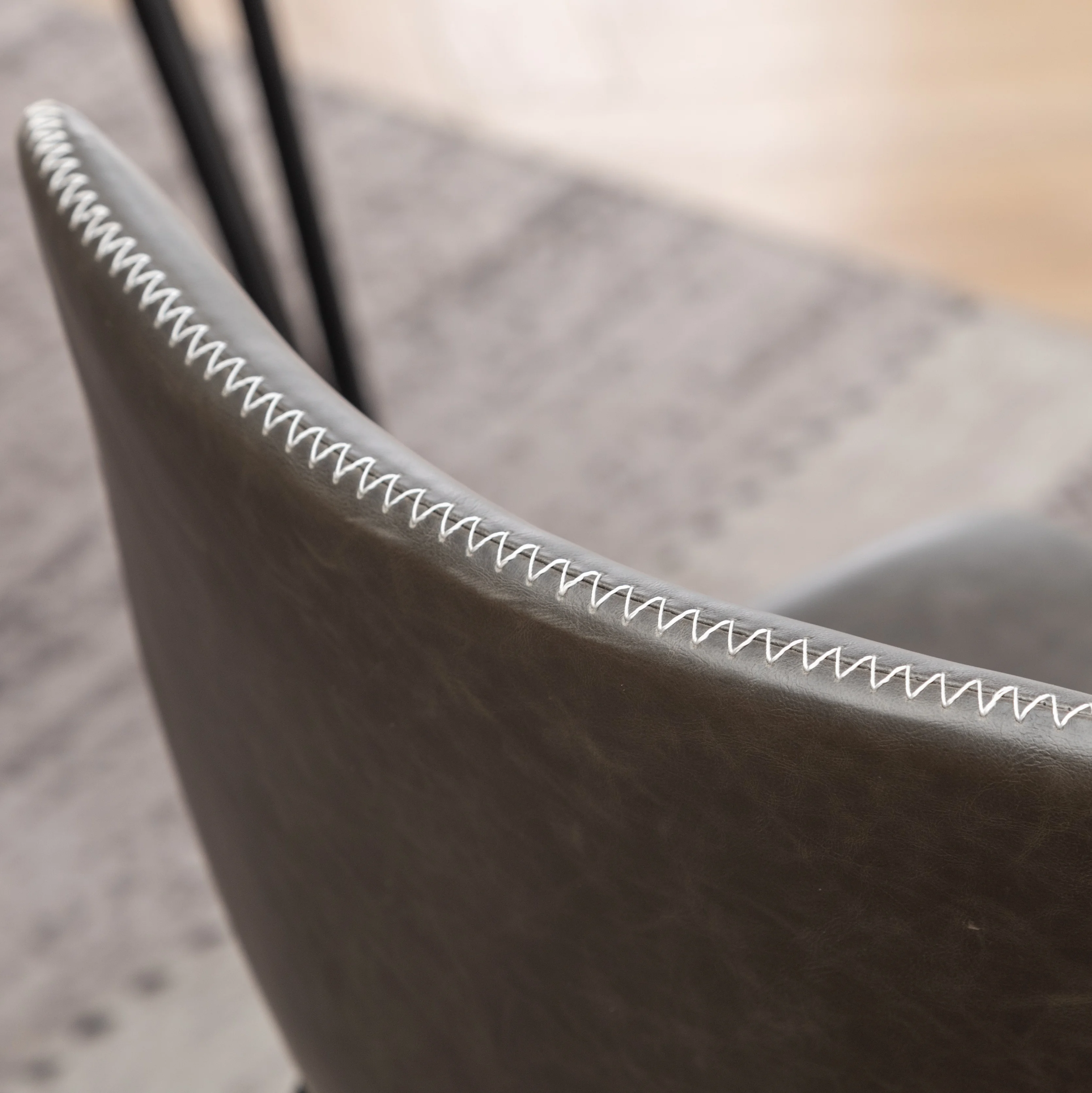 Roundhill Furniture Aryven Industrial 7-Piece Dining Set, Rustic Dark Pine / Antique Gray