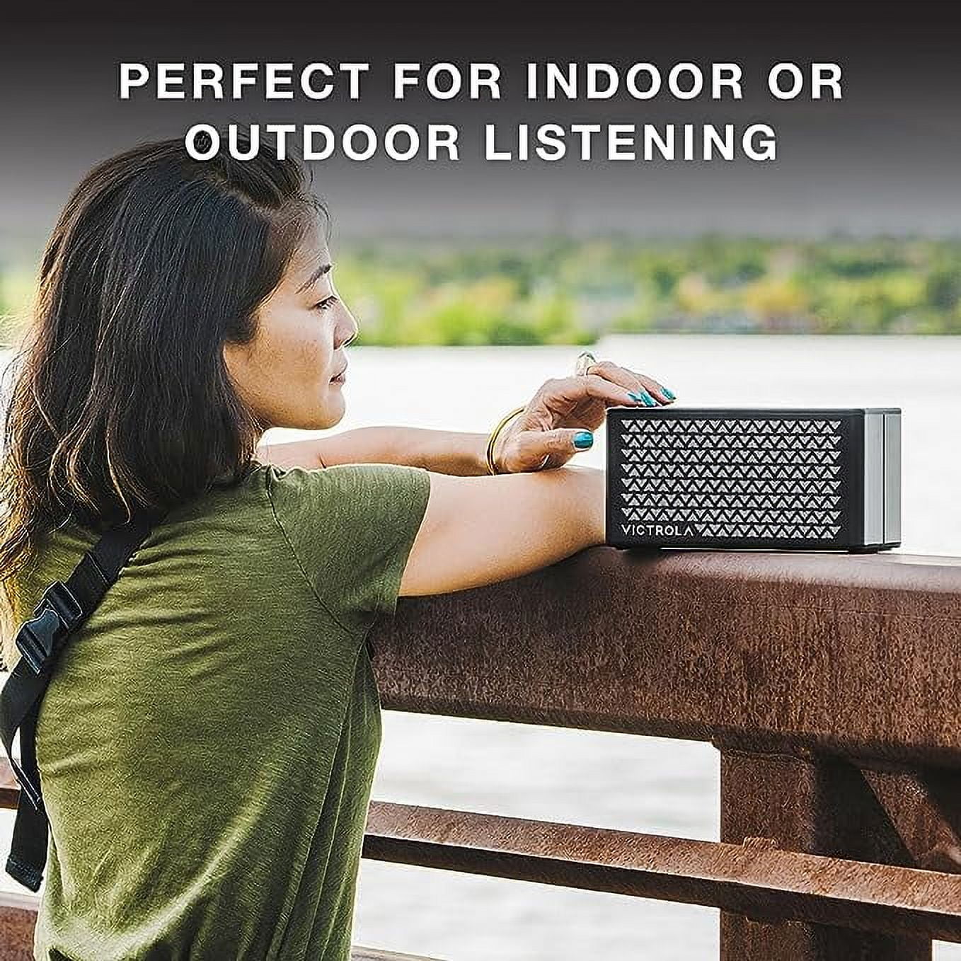 Open Box Victrola Music Edition 2 Tabletop Bluetooth Speaker VPB-400 - Black