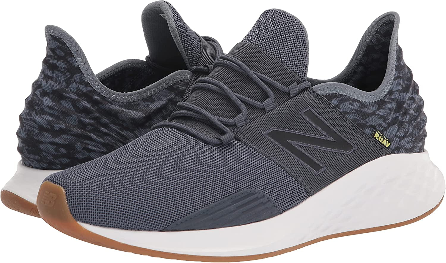 New Balance Men's Fresh Foam Roav V1 Running Shoe, Gray/Gray, 9