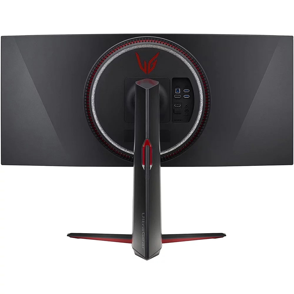 LG 34GP950G-B 34 inch Ultra Gear QHD 3440 x 1440 Nano IPS Curved Gaming Monitor Bundle with Deco Gear Gaming Keyboard,