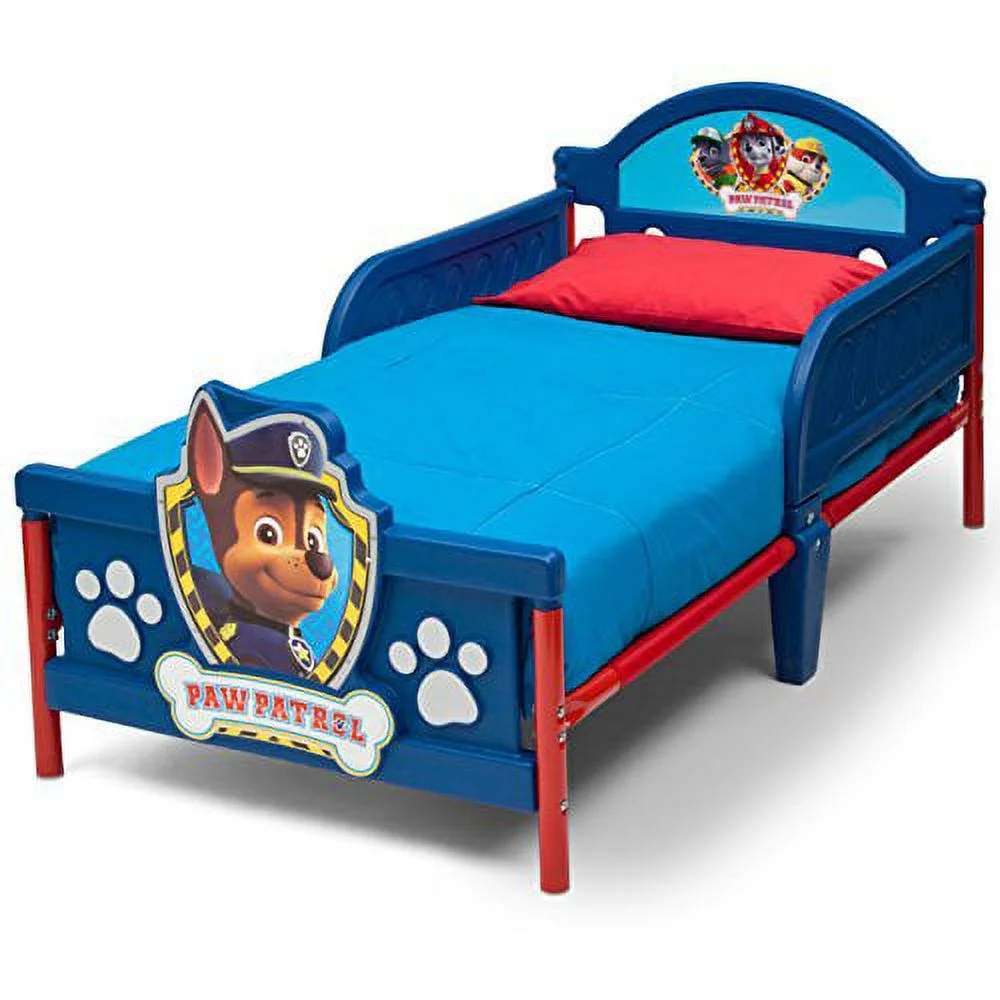 delta children 3d-footboard toddler bed, nick jr. paw patrol