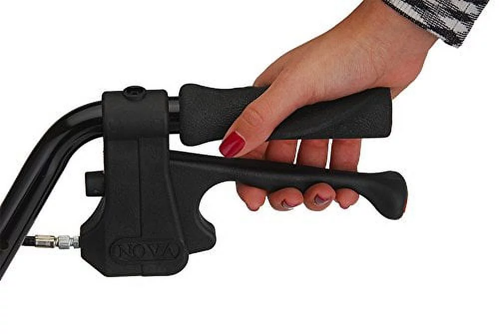 NOVA Medical Products 20 Zoom Rolling Walker, Black