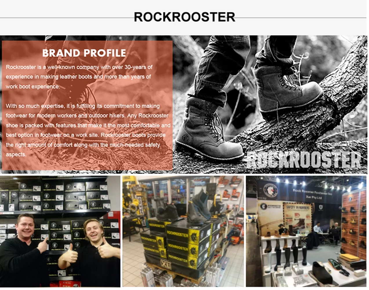 RockRooster 6 inch Soft Toe Electrical Shock Protection Leather Safety Boots