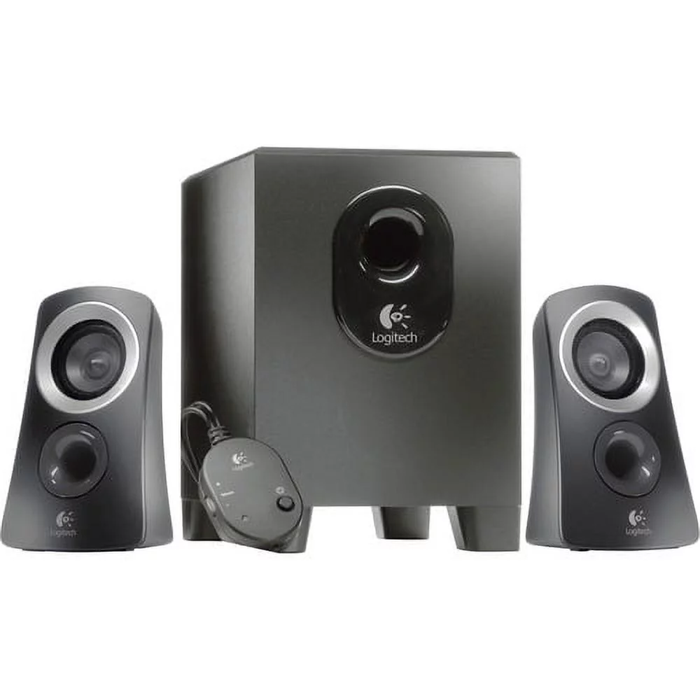 Logitech Z313 2.1 Speaker System - 25 W RMS - Black 48 Hz to 20 kHz
